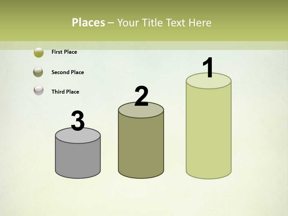 A Green And Yellow Background With The Words Name Of Presentation Company Name PowerPoint Template
