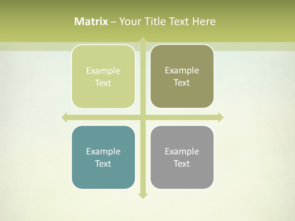 A Green And Yellow Background With The Words Name Of Presentation Company Name PowerPoint Template