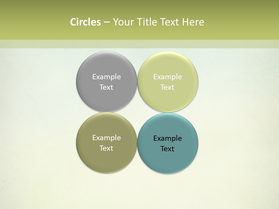 A Green And Yellow Background With The Words Name Of Presentation Company Name PowerPoint Template