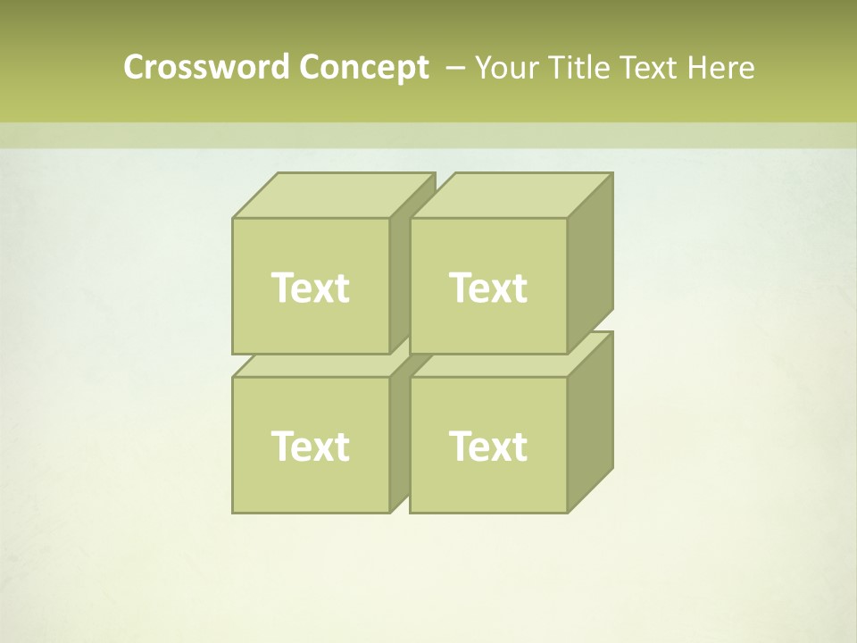 A Green And Yellow Background With The Words Name Of Presentation Company Name PowerPoint Template