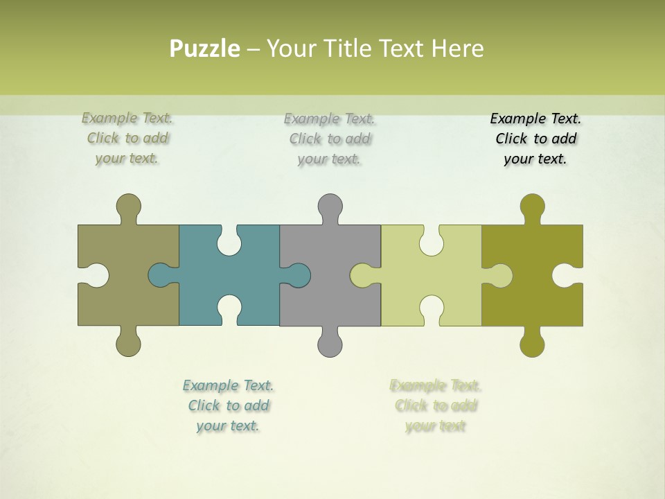 A Green And Yellow Background With The Words Name Of Presentation Company Name PowerPoint Template
