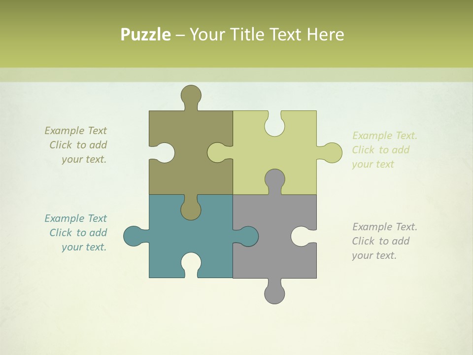 A Green And Yellow Background With The Words Name Of Presentation Company Name PowerPoint Template