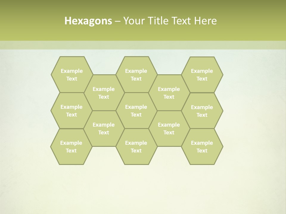 A Green And Yellow Background With The Words Name Of Presentation Company Name PowerPoint Template