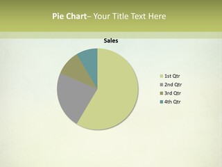 A Green And Yellow Background With The Words Name Of Presentation Company Name PowerPoint Template