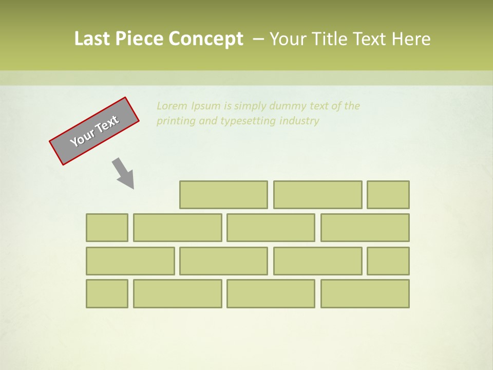A Green And Yellow Background With The Words Name Of Presentation Company Name PowerPoint Template