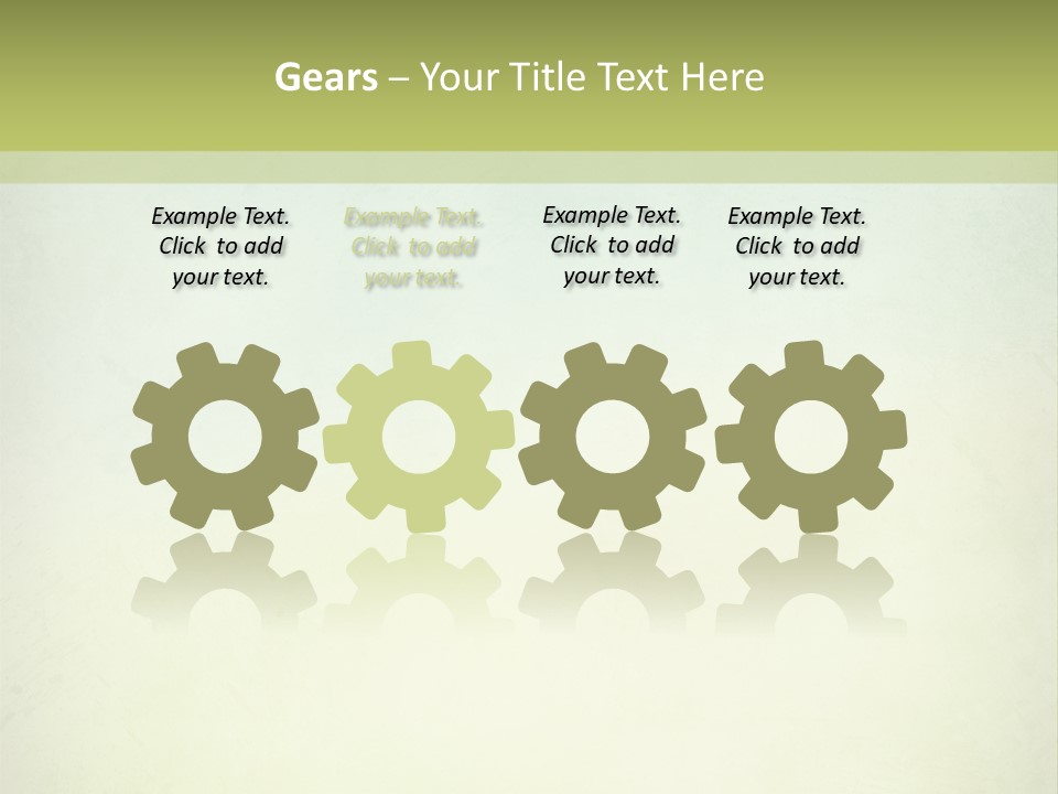 A Green And Yellow Background With The Words Name Of Presentation Company Name PowerPoint Template