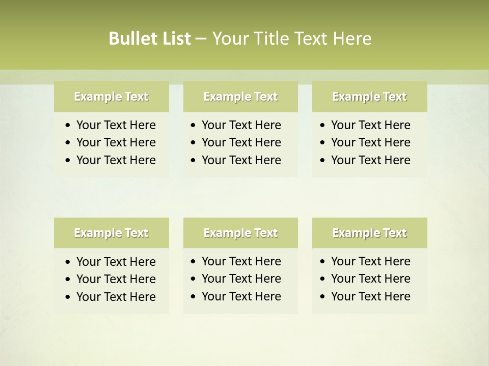 A Green And Yellow Background With The Words Name Of Presentation Company Name PowerPoint Template