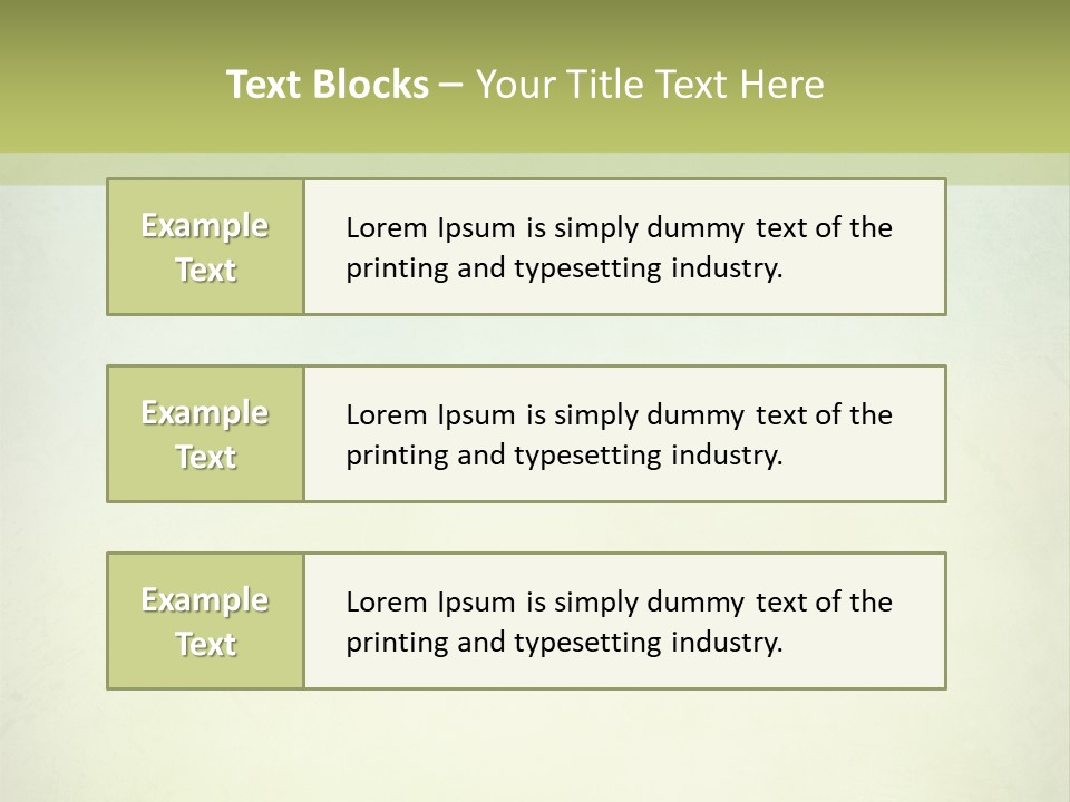 A Green And Yellow Background With The Words Name Of Presentation Company Name PowerPoint Template