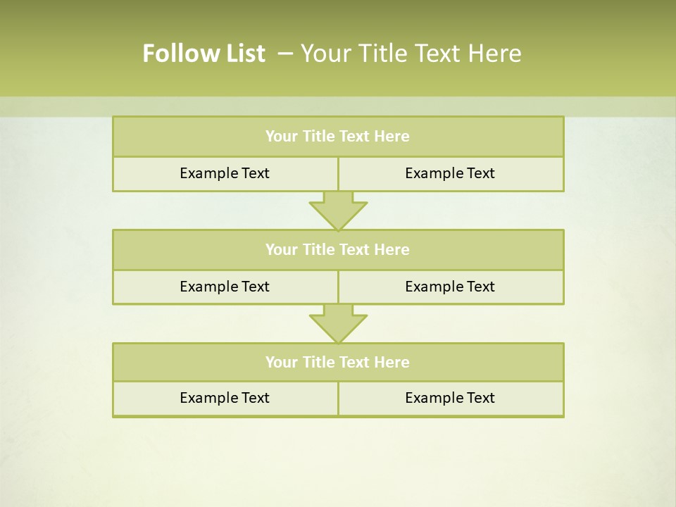 A Green And Yellow Background With The Words Name Of Presentation Company Name PowerPoint Template