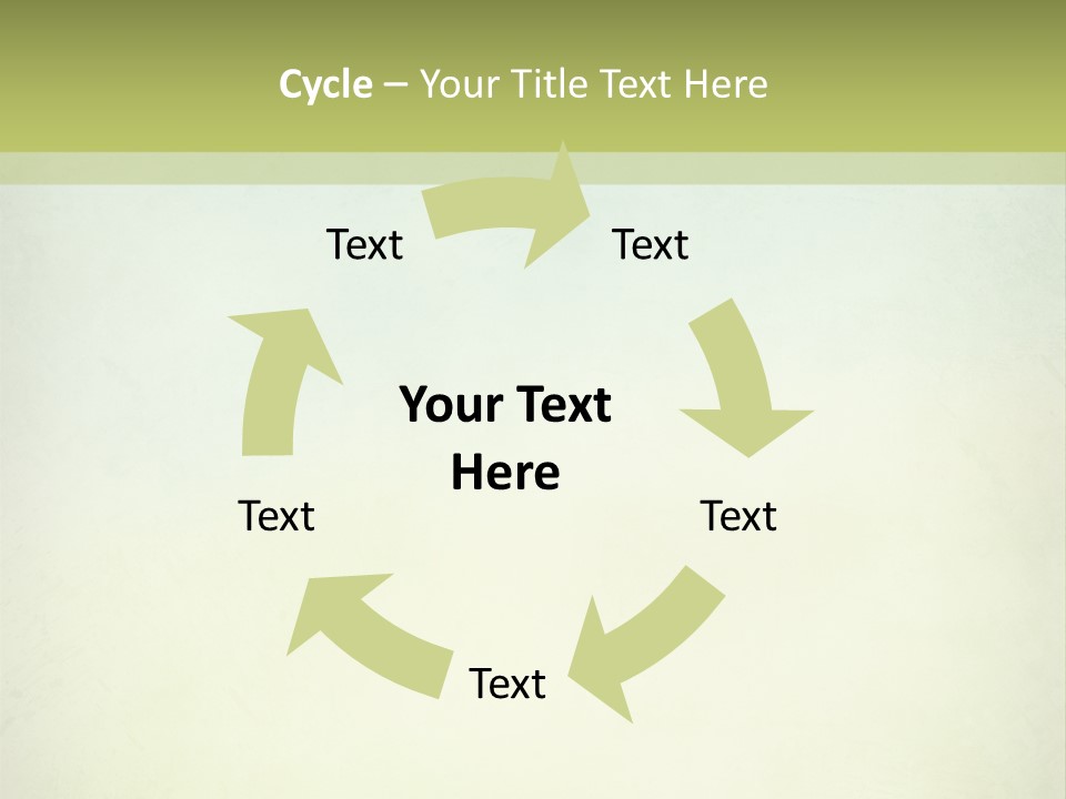 A Green And Yellow Background With The Words Name Of Presentation Company Name PowerPoint Template