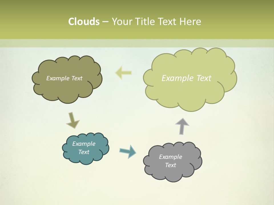 A Green And Yellow Background With The Words Name Of Presentation Company Name PowerPoint Template