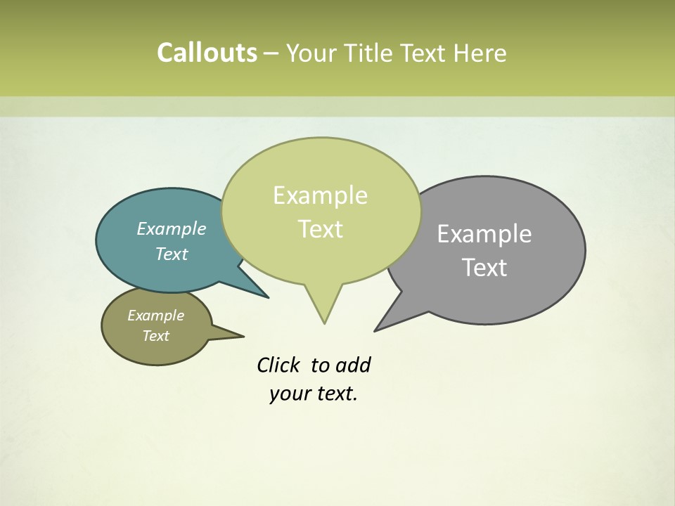 A Green And Yellow Background With The Words Name Of Presentation Company Name PowerPoint Template