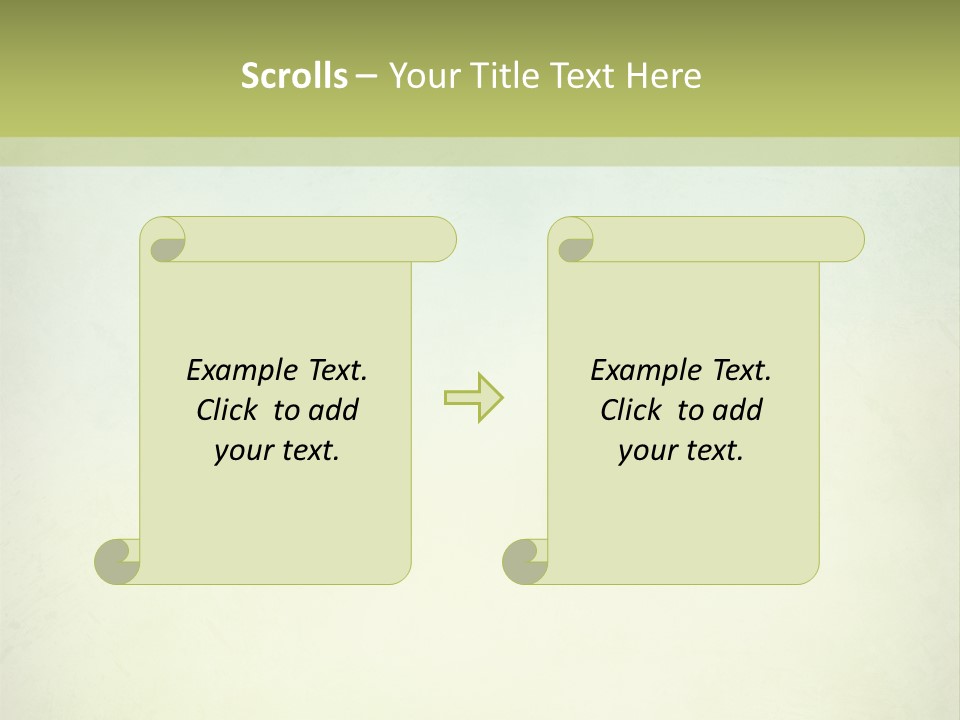 A Green And Yellow Background With The Words Name Of Presentation Company Name PowerPoint Template