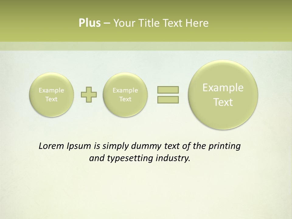A Green And Yellow Background With The Words Name Of Presentation Company Name PowerPoint Template