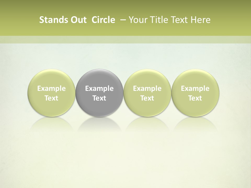 A Green And Yellow Background With The Words Name Of Presentation Company Name PowerPoint Template