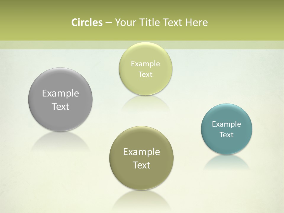A Green And Yellow Background With The Words Name Of Presentation Company Name PowerPoint Template