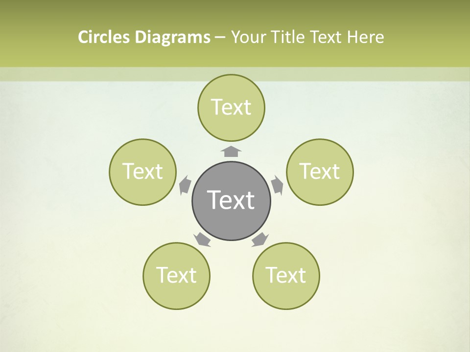 A Green And Yellow Background With The Words Name Of Presentation Company Name PowerPoint Template
