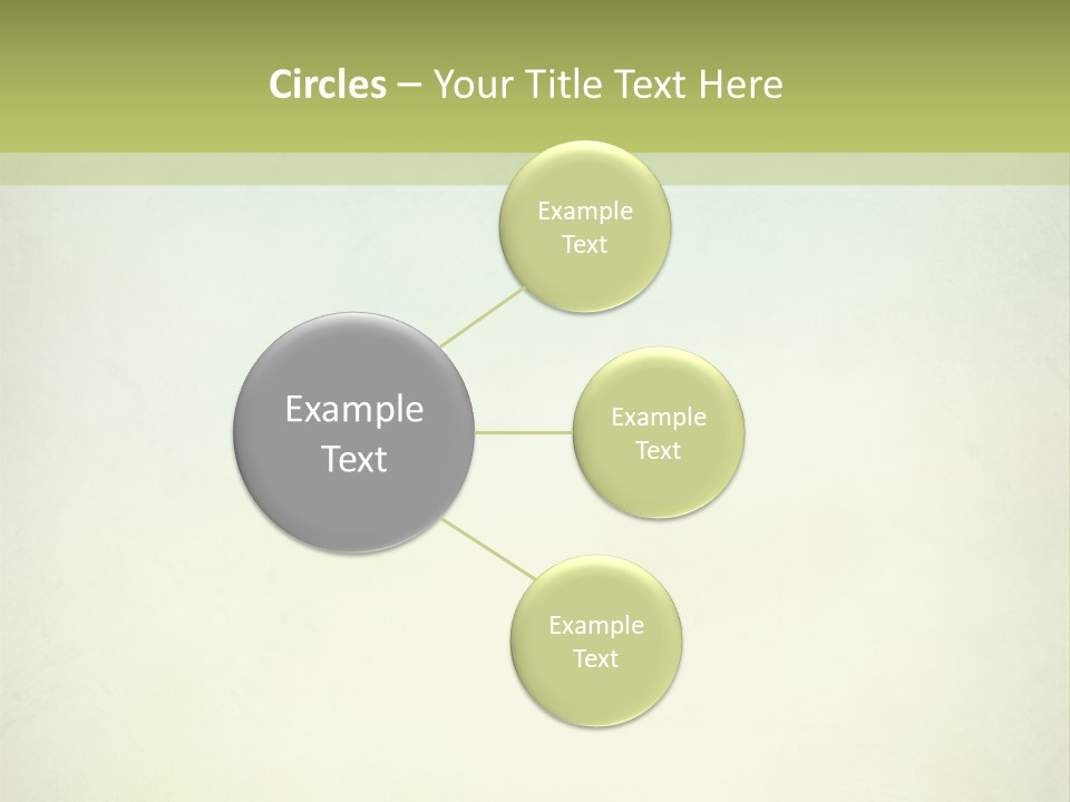 A Green And Yellow Background With The Words Name Of Presentation Company Name PowerPoint Template