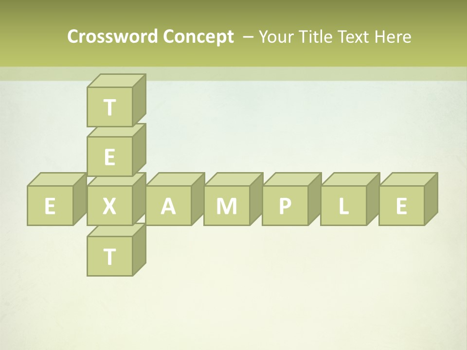 A Green And Yellow Background With The Words Name Of Presentation Company Name PowerPoint Template