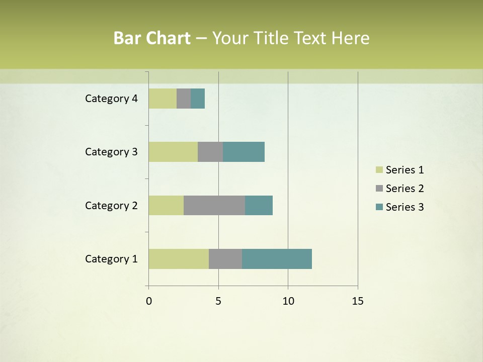 A Green And Yellow Background With The Words Name Of Presentation Company Name PowerPoint Template