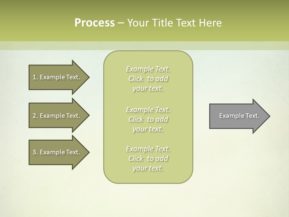 A Green And Yellow Background With The Words Name Of Presentation Company Name PowerPoint Template