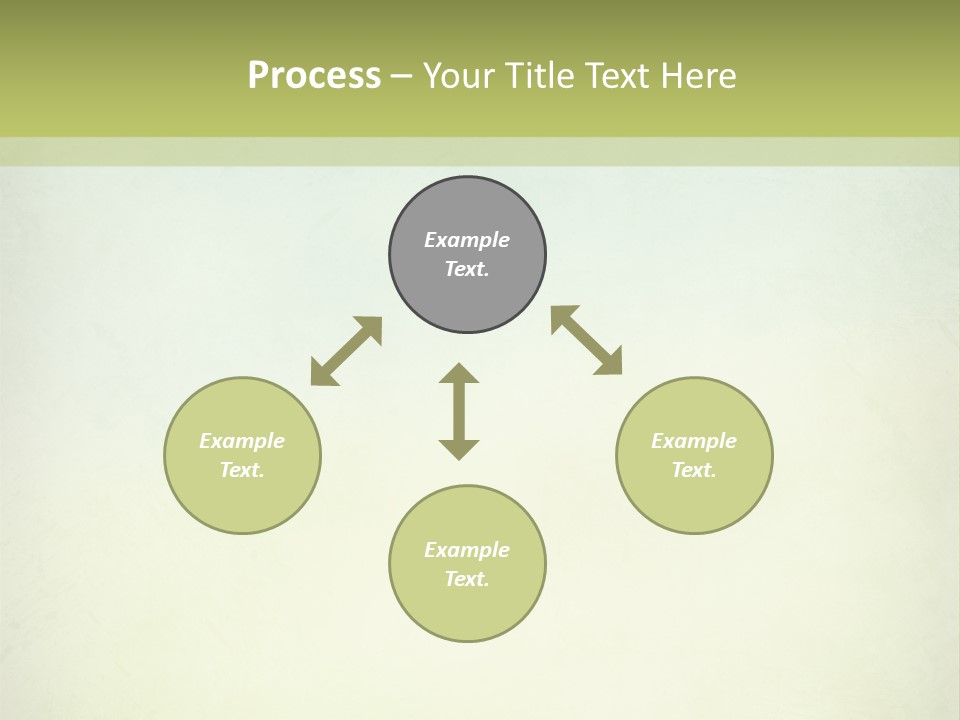 A Green And Yellow Background With The Words Name Of Presentation Company Name PowerPoint Template