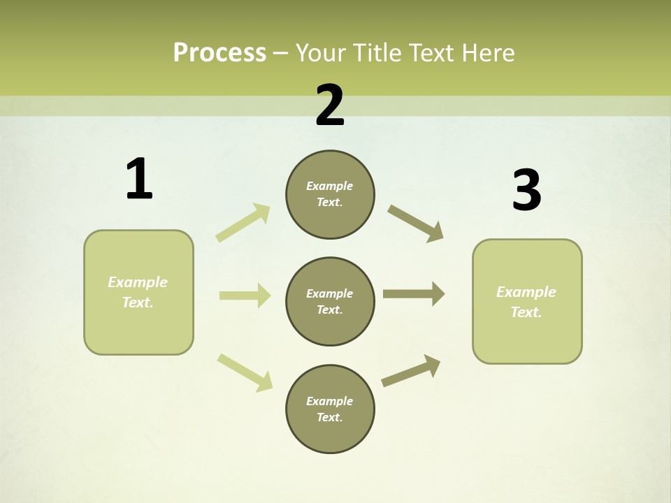 A Green And Yellow Background With The Words Name Of Presentation Company Name PowerPoint Template