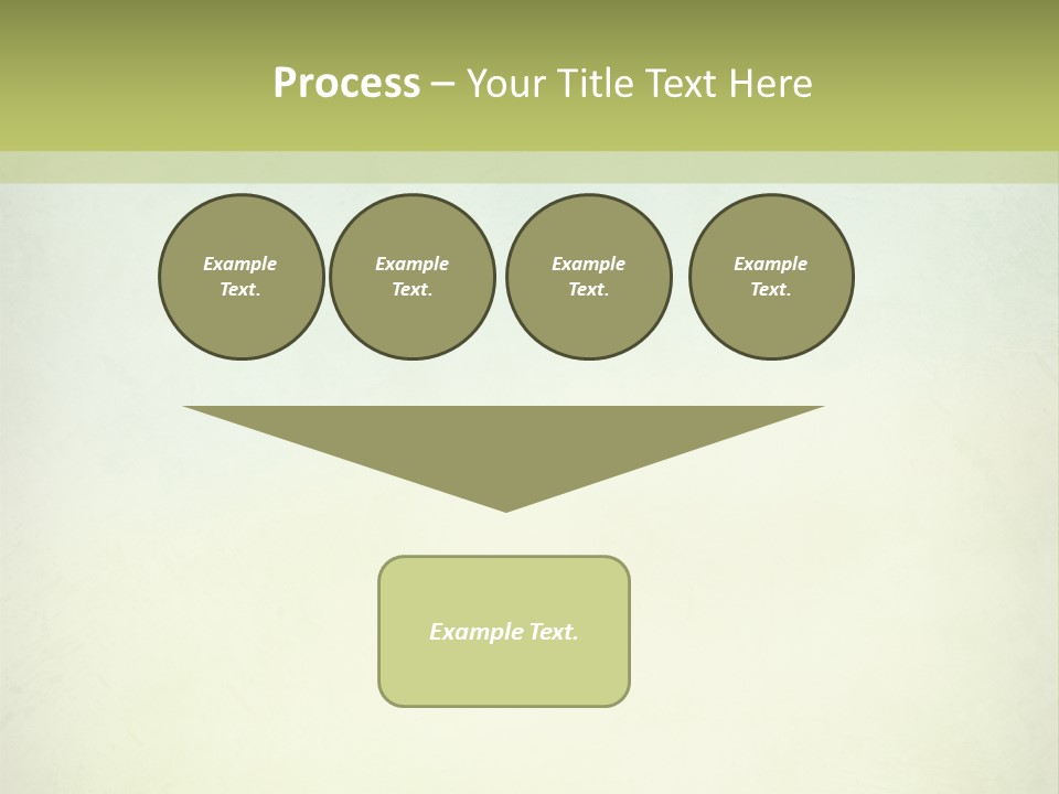 A Green And Yellow Background With The Words Name Of Presentation Company Name PowerPoint Template