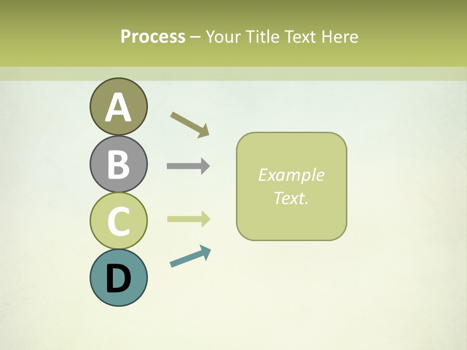A Green And Yellow Background With The Words Name Of Presentation Company Name PowerPoint Template