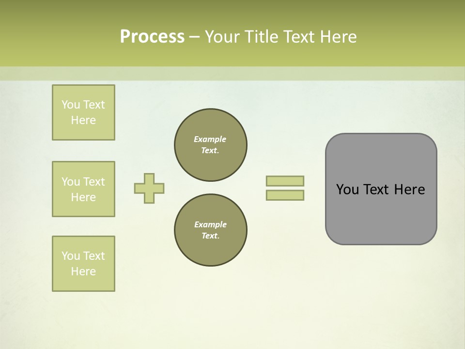 A Green And Yellow Background With The Words Name Of Presentation Company Name PowerPoint Template