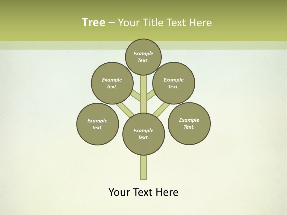 A Green And Yellow Background With The Words Name Of Presentation Company Name PowerPoint Template