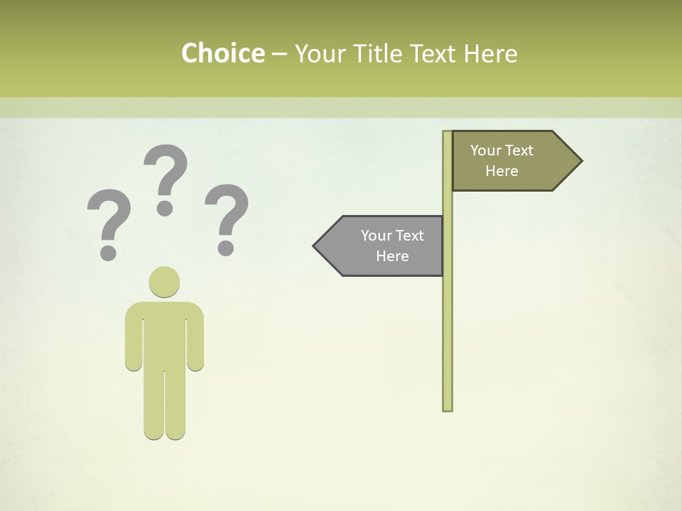 A Green And Yellow Background With The Words Name Of Presentation Company Name PowerPoint Template