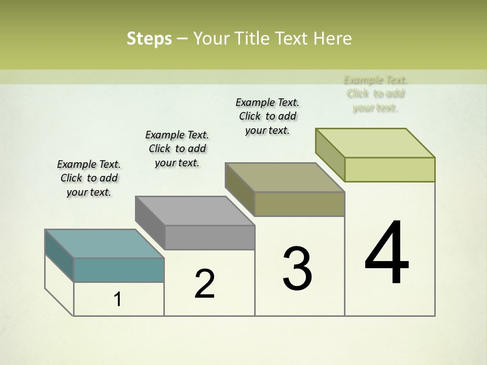 A Green And Yellow Background With The Words Name Of Presentation Company Name PowerPoint Template