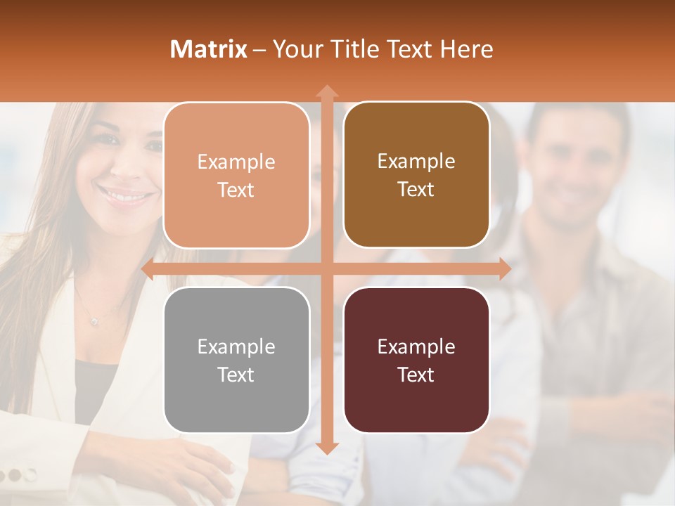 A Group Of People Standing Next To Each Other PowerPoint Template