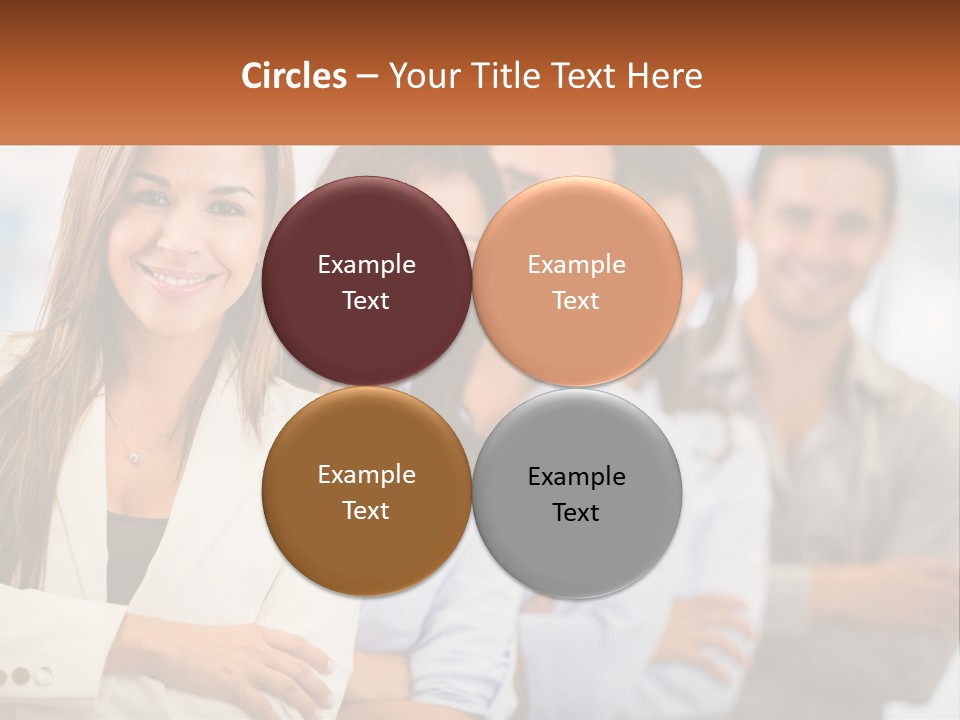 A Group Of People Standing Next To Each Other PowerPoint Template