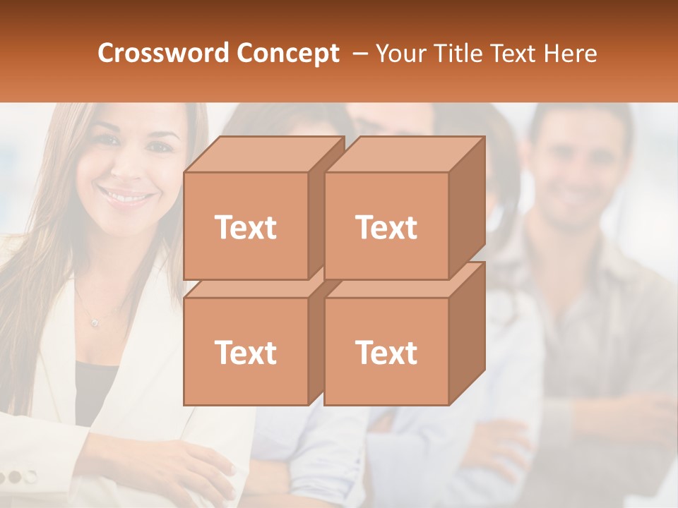 A Group Of People Standing Next To Each Other PowerPoint Template