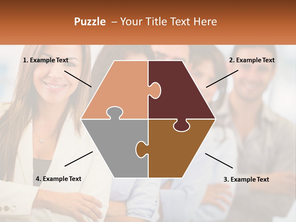 A Group Of People Standing Next To Each Other PowerPoint Template