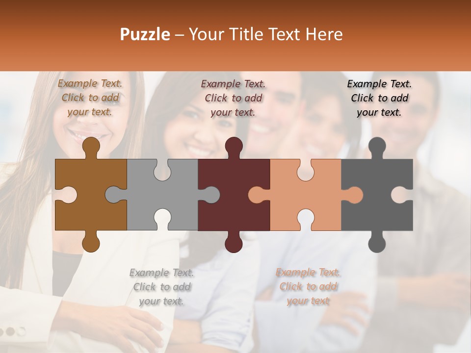 A Group Of People Standing Next To Each Other PowerPoint Template