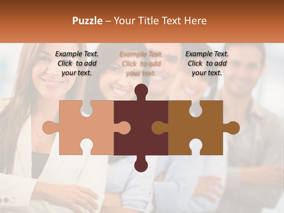 A Group Of People Standing Next To Each Other PowerPoint Template