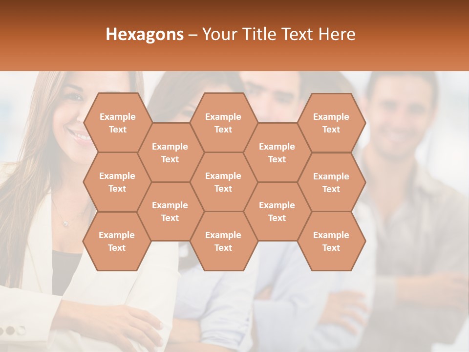 A Group Of People Standing Next To Each Other PowerPoint Template