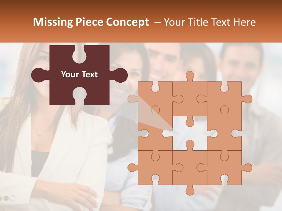 A Group Of People Standing Next To Each Other PowerPoint Template
