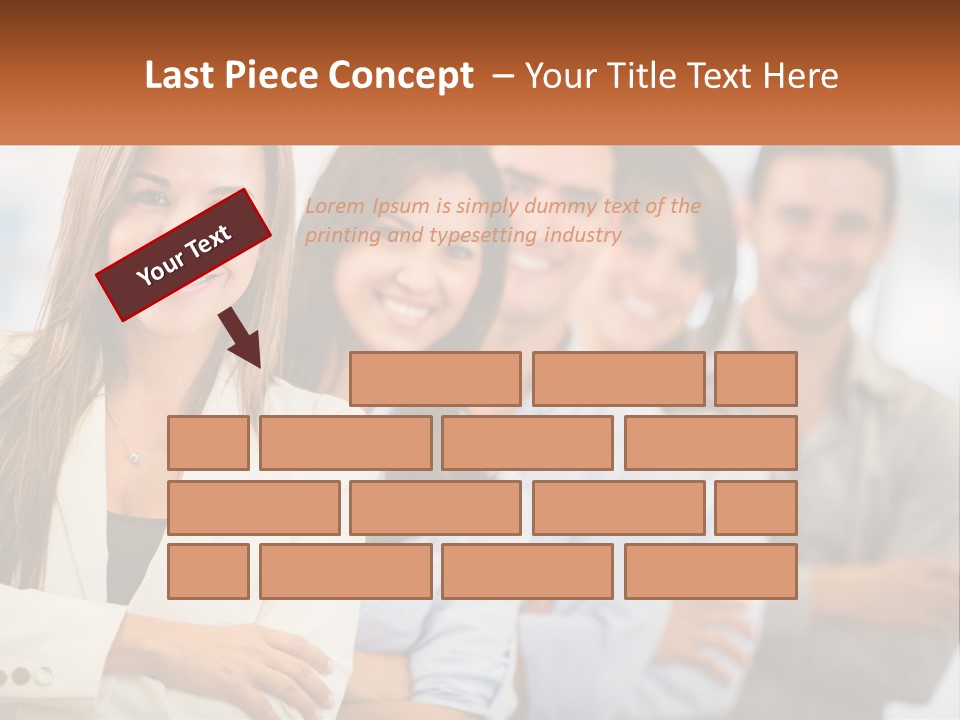 A Group Of People Standing Next To Each Other PowerPoint Template