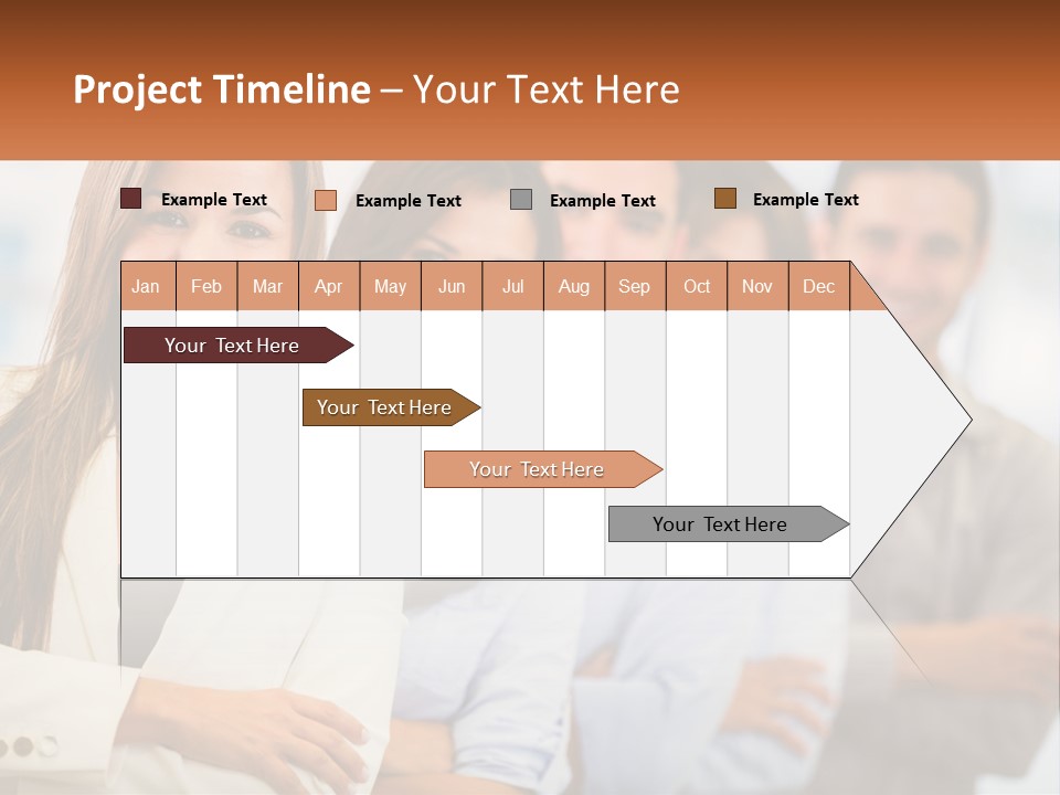 A Group Of People Standing Next To Each Other PowerPoint Template