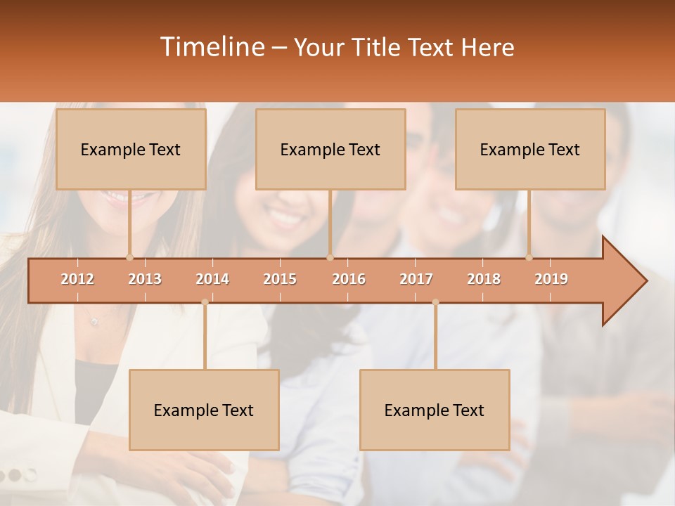 A Group Of People Standing Next To Each Other PowerPoint Template