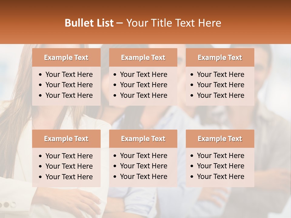 A Group Of People Standing Next To Each Other PowerPoint Template