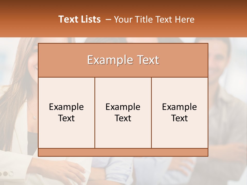 A Group Of People Standing Next To Each Other PowerPoint Template