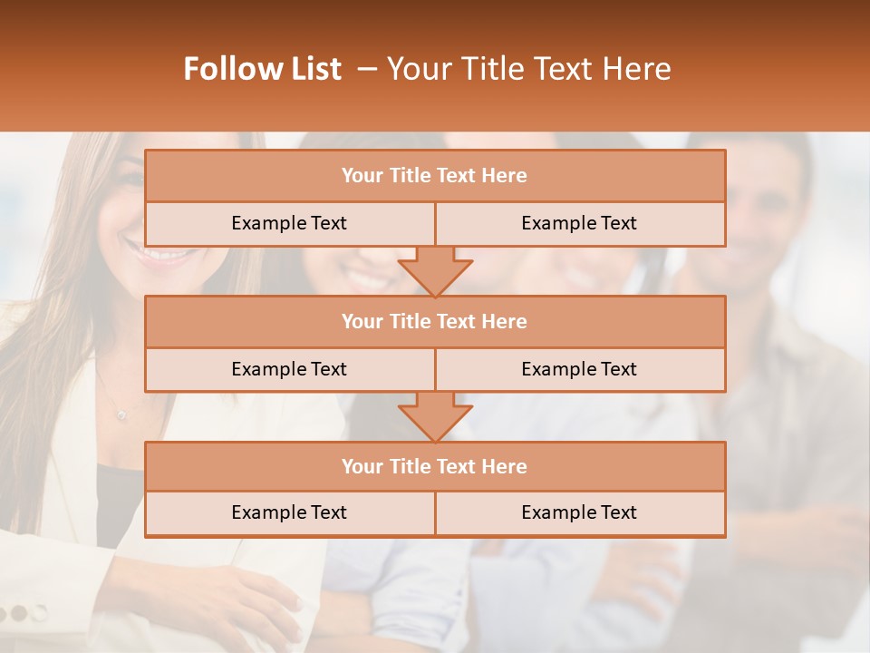 A Group Of People Standing Next To Each Other PowerPoint Template