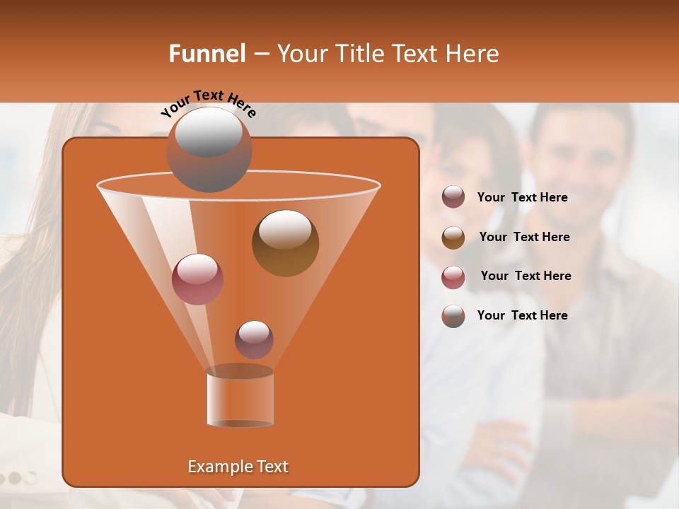 A Group Of People Standing Next To Each Other PowerPoint Template
