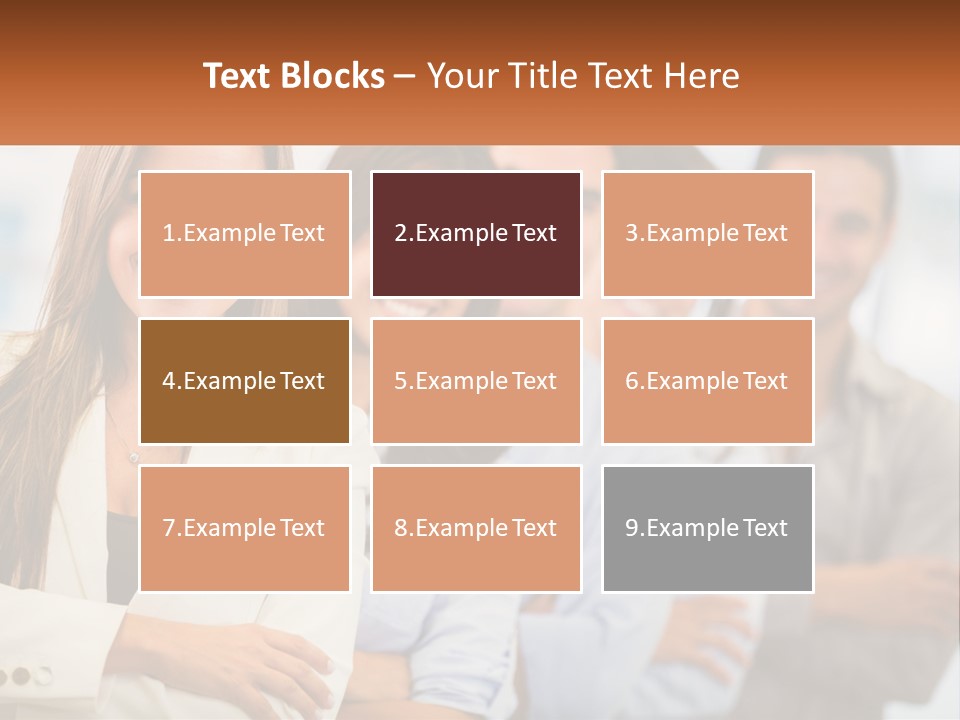 A Group Of People Standing Next To Each Other PowerPoint Template
