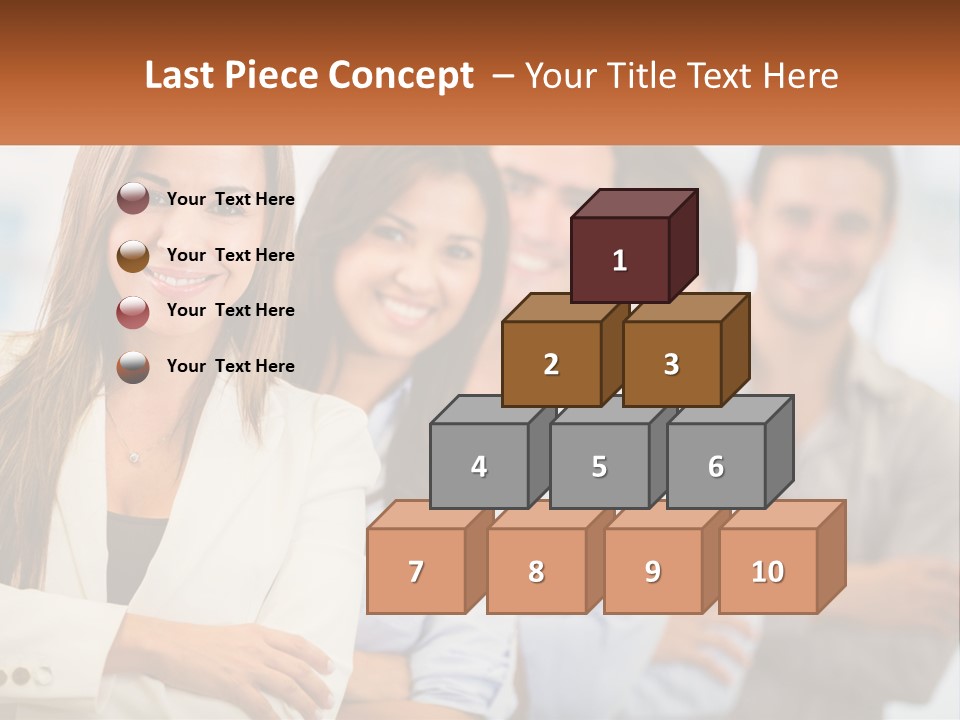 A Group Of People Standing Next To Each Other PowerPoint Template